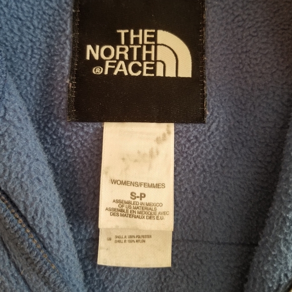 The North Face Denali Jacket Blue and Gray Vintage - Picture 8 of 8